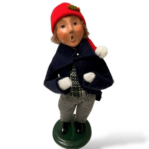 Byer's Choice Carolers Collection Man with Red Hat Christmas Figurine 2003 - Picture 7 of 12